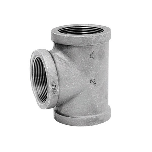 Billco Anvil 3/4 in. FPT X 3/4 in. D FPT 3/4 in. D FPT Black Malleable Iron Tee 8700120507 - main